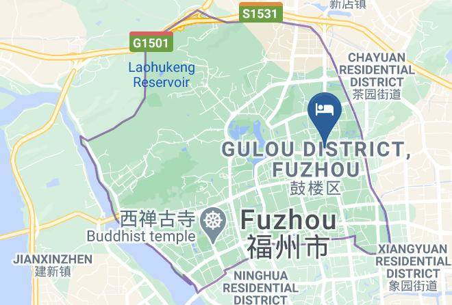 Fuzhou - Minjiang Hotel Fuzhou Maps