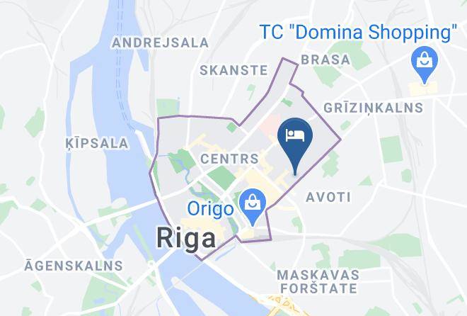 Riga - Minnehaha Lofts Exquisite 1br Ba Apt W Balcony In City Center Maps