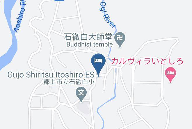 Gujo City - Mino Kajikasou Ryokan Maps
