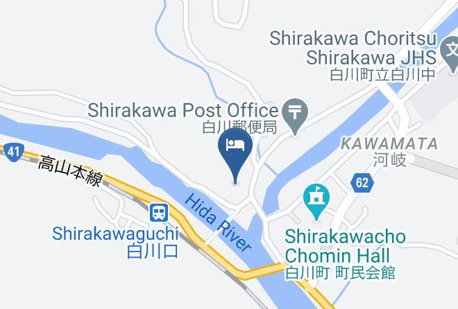 Shirakawa Townkamo District - Mino Shirakawa Kan Maps