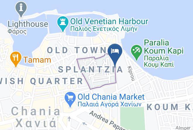 Khania - Minoos Hotel Chania Maps