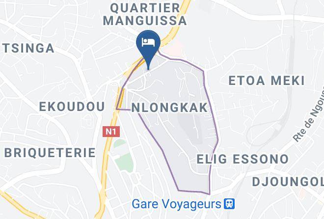Mfoundi - Hotel Franco Yaounde Maps
