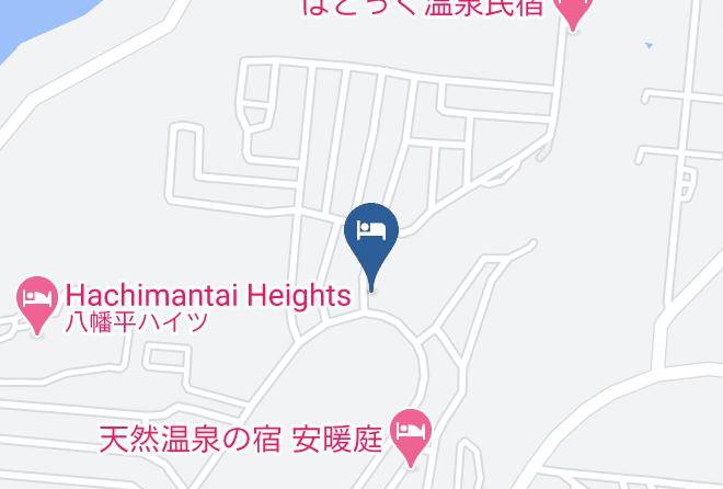 Hachimantai City - Minshuku Daiku Maps