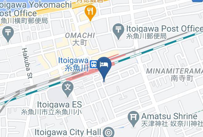 Itoigawa City - Minshuku Furuhata Maps