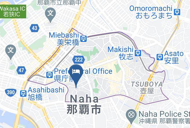 Naha City - Minshuku Getto Maps
