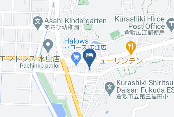 Kurashiki City - Minshuku Hanamizuki Maps