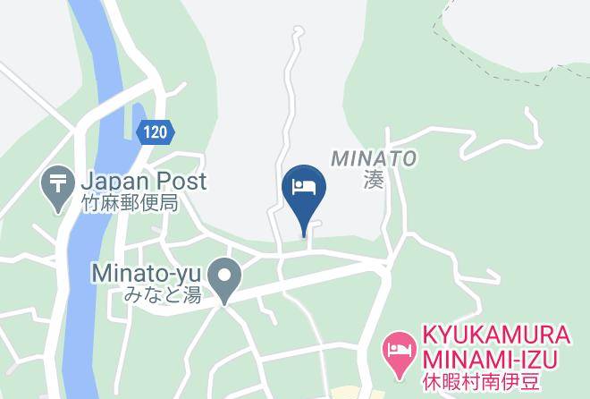 Minamiizu Townkamo District - Minshuku Higashi Maps