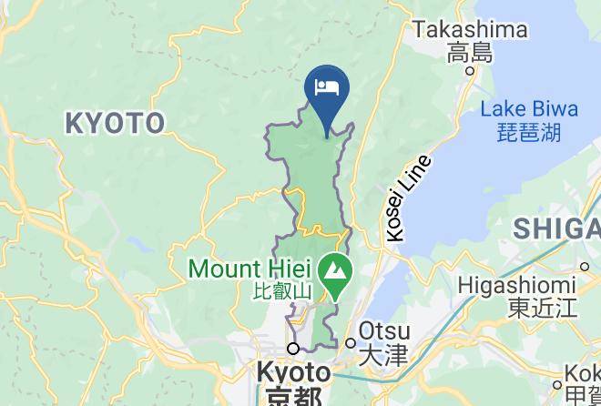 Kyoto City Sakyo Ward - Minshuku Hisanoya Maps