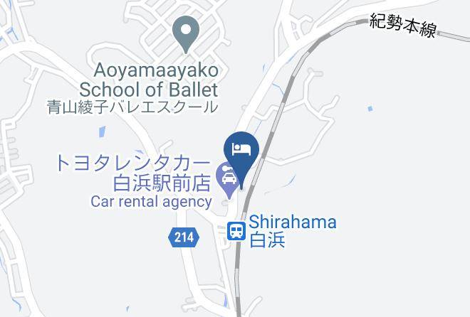 Shirahama Townnishimuro District - Minshuku Inn Shirahama Ekinoyado Maps