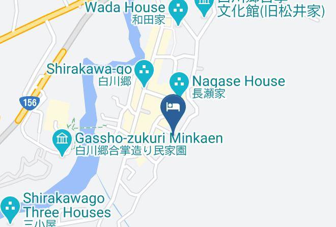 Shirakawa Vil Ono District - Minshuku Kanjiya Maps
