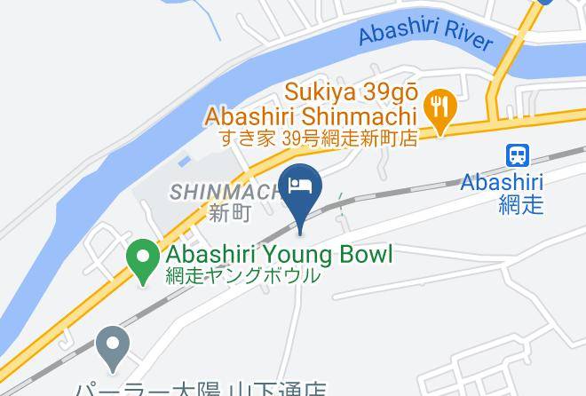 Abashiri City - Minshuku Lamp Maps