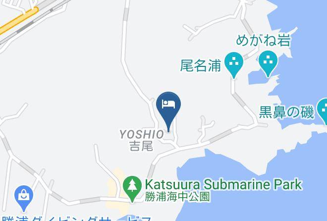Katsuura City - Minshuku Magusa Maps