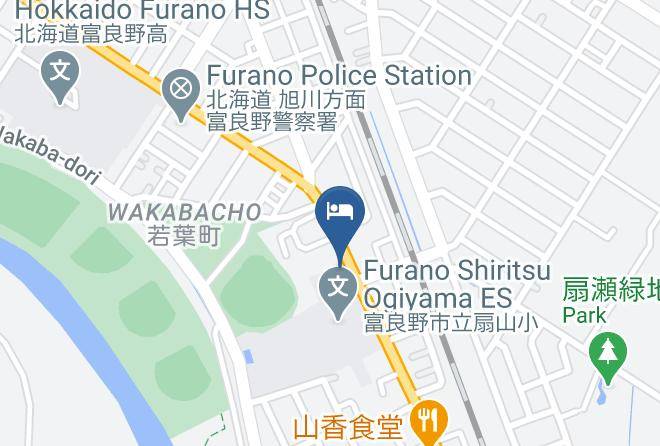 Furano City - Minshuku Mutsukari Maps