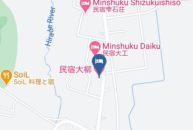Shizukuishi Towniwate District - Minshuku Nakagawa Maps