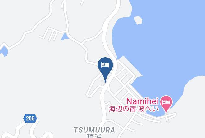 Naoshima Townkagawa District - Minshuku Ougiya Maps