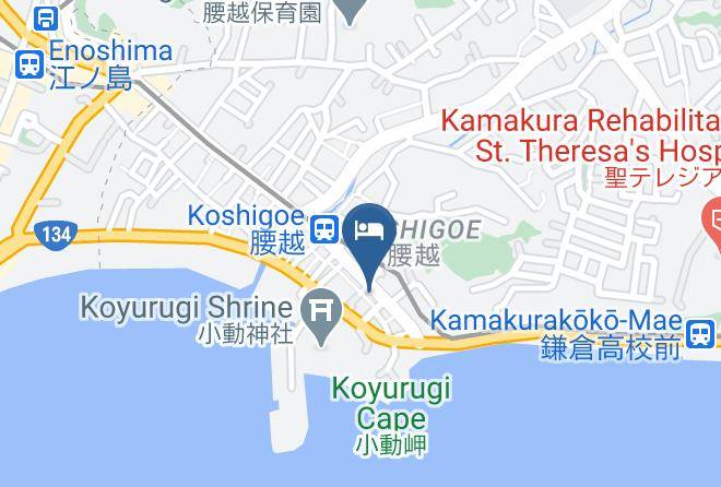 Kamakura City - Minshuku Ryokan Shigesuke Maps