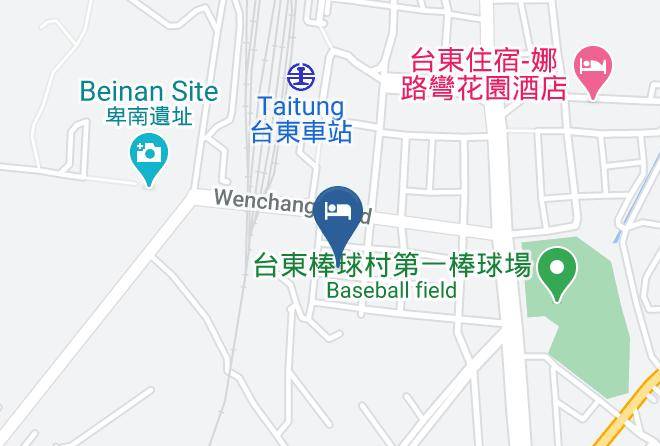 Taitungnty - Minshuku Maps