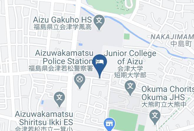 Aizuwakamatsu City - Minshuku Takizawa Maps
