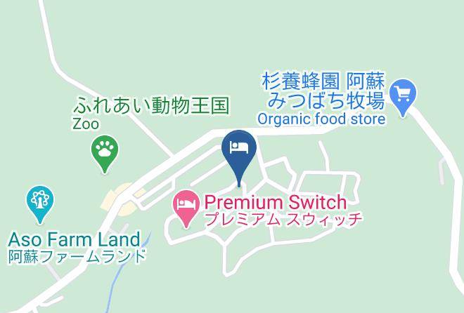 Minamiaso Vil Aso District - Minshuku Tensui Maps