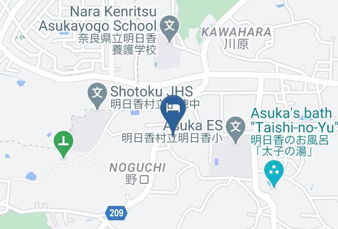 Asuka Vil Takaichi District - Minshuku Wakimoto Maps