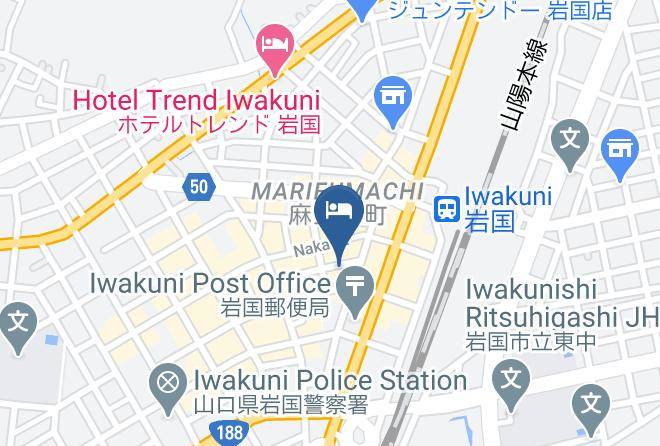 Iwakuni City - Minshuku Yuu Maps