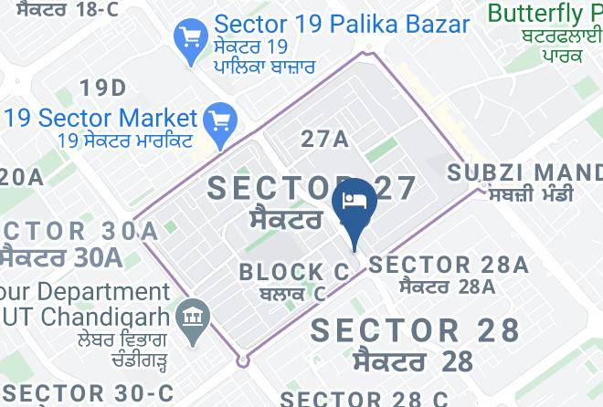 Mint Hotel Chandigarh Map