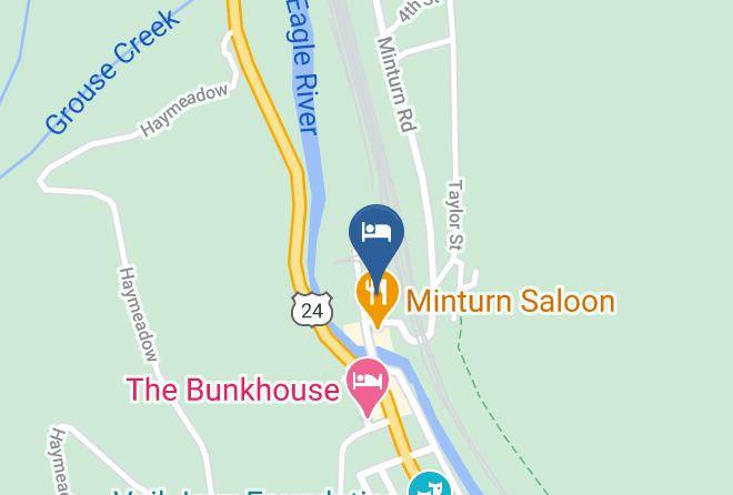 Minturn Mountain Motel Map