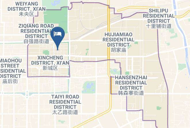 Xi An - Minxing Boutique Hotel Xi'an Maps