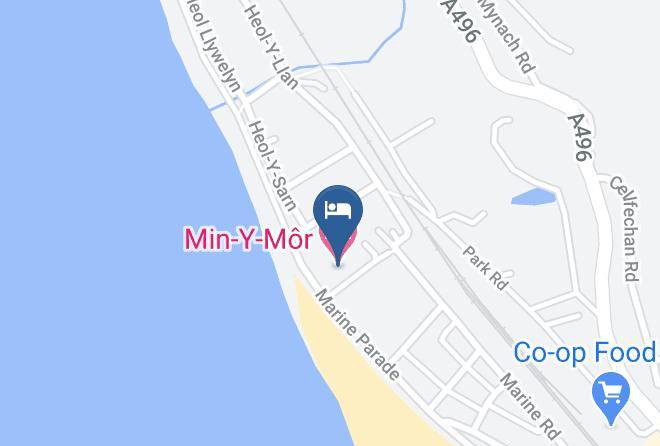 Min Y Mor Hotel Map