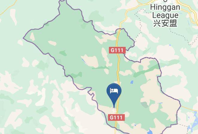 Hinggan League - Minzugong Hotel Maps