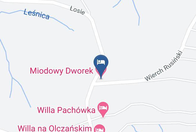 Tatrzanski - Miodowy Dworek Maps