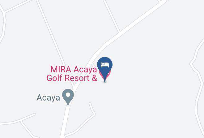 Mira Acaya Golf Resort & Spa Map