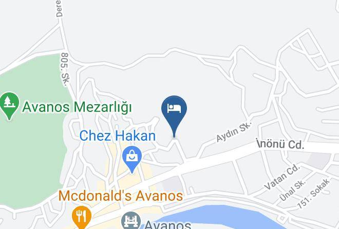 Mira Cappadocia Hotel Map