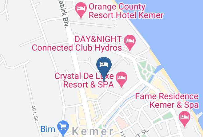 Kemer - Mira Garden Resort Maps