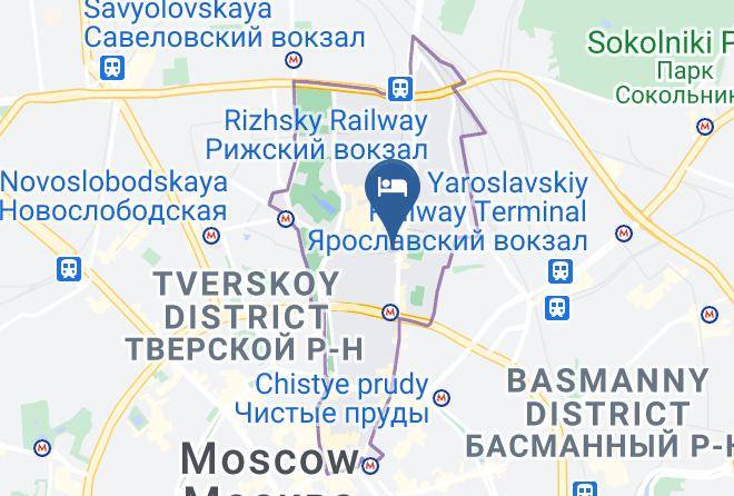 Moscow - Mira Hotel Maps
