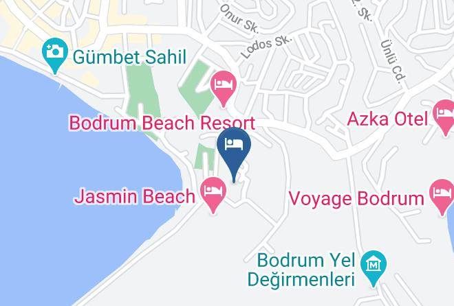 Bodrum - Mira Luna Club Gumbet Bodrum Maps