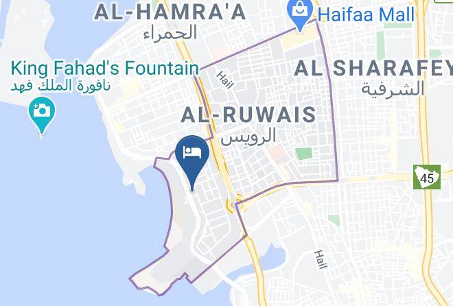 Jeddah - Mira Water Front Hotel Maps