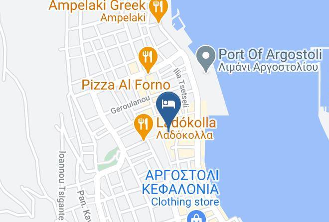 Kefallinia - Mirabel City Center Hotel Maps