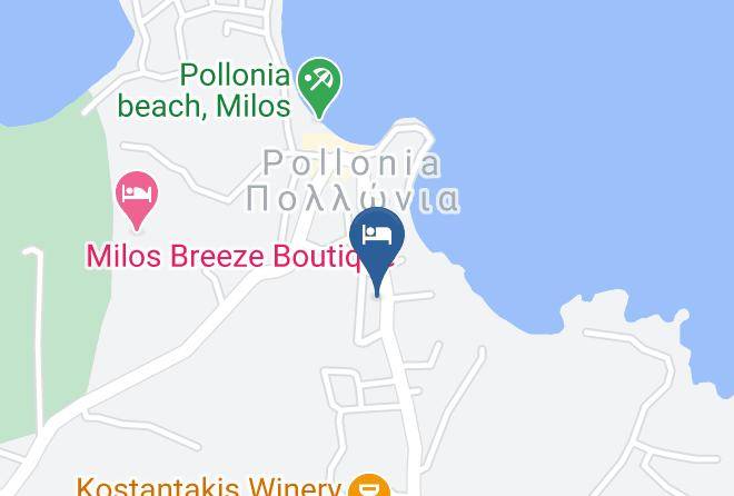 Milos - Mirabeli Studios Maps