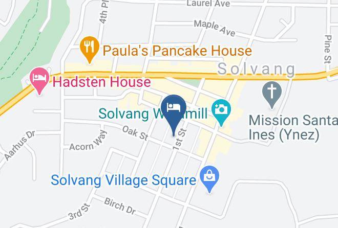 Santa Barbara - Mirabelle Inn & Restaurant Maps