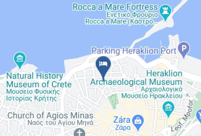 Iraklion - Mirabello Hotel Maps