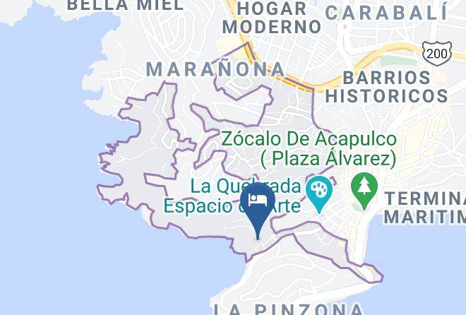 Acapulco De Juarez - Hotel Mirador Acapulco Maps