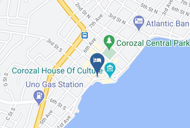 Corozal - Mirador Hotel Maps