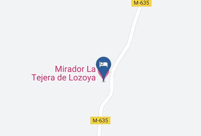 Madrid - Mirador La Tejera De Lozoya Maps