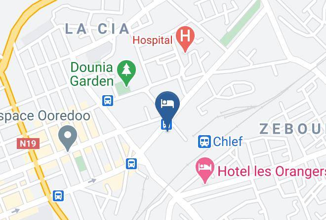 Chlef - Mirador Palace Hotel Maps