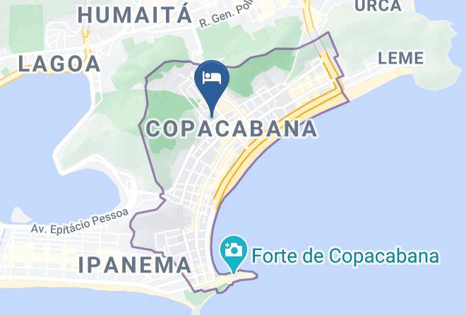 Rio De Janeiro Acabana - Mirador Rio Hotel Maps