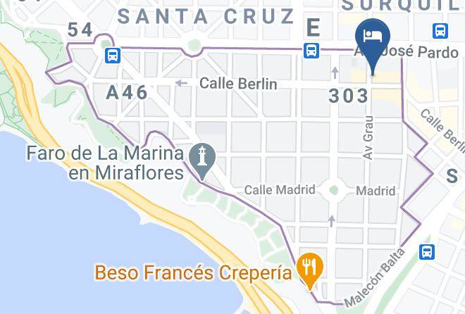 Miraflores - Miraflores Pacific Hotel Maps
