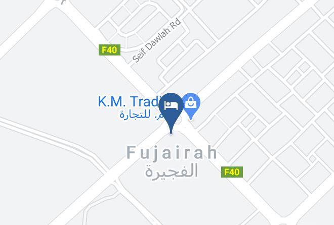 Fujairah - Mirage Bab Al Bahr Tower & Resort Maps