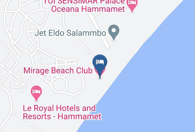 Tunisia - Mirage Beach Club Maps