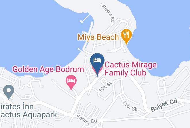 Bodrum - Cactus Mirage Family Club Maps